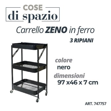 CSN CARRELLO FERRO 3P NERO...