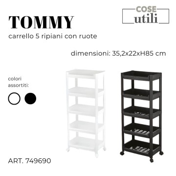 CSN CARRELLO PLASTIC 5P...