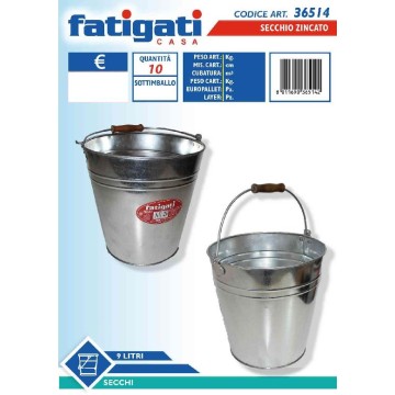 FTG SECCHIO FERRO ZINCO 9 LT