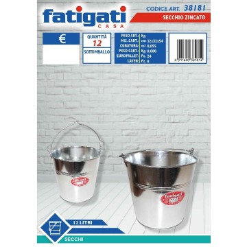 FTG SECCHIO FERRO ZINCO 12 LT