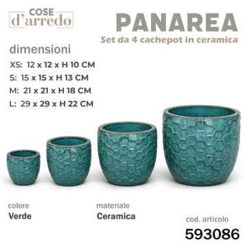 CSN SET 4 CACHEPOT...