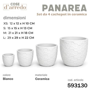 CSN SET 4 CACHEPOT...
