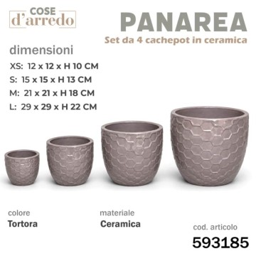 CSN SET 4 CACHEPOT...