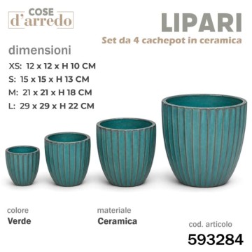 CSN SET 4 CACHEPOT...