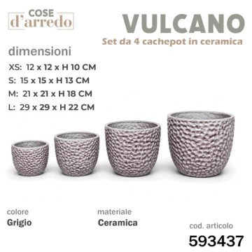 CSN SET 4 CACHEPOT...