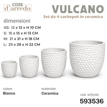 CSN SET 4 CACHEPOT...