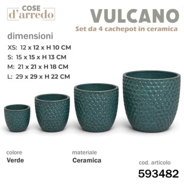 CSN SET 4 CACHEPOT...
