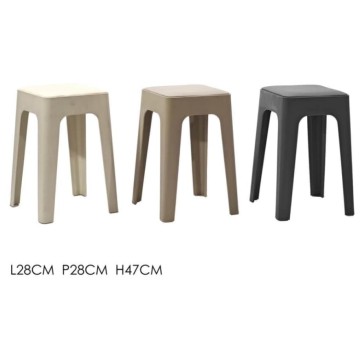 GNT SGABELLO QUADRO 28X28 H.47
