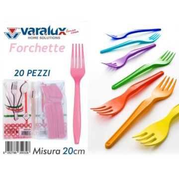 ICS FORCHETTA PLASTICA ROSA...