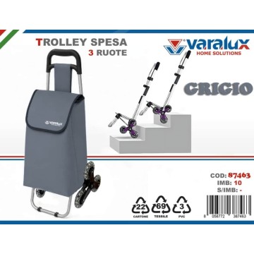 ICS CARRELLO SPESA 3 RUOTE...