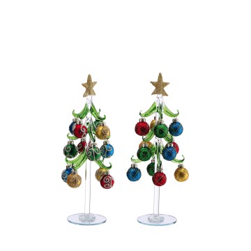 STAR ALBERO VETRO C/PALLINE...