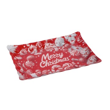 STAR VASSOIO VETRO NATALE...