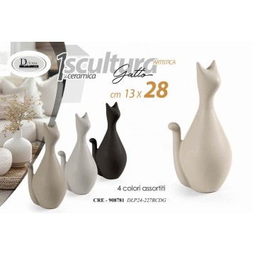 GICOS STATUA GATTO 13X11X28...