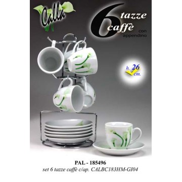 BRL CONF.6 TAZZA CAFFE C/P...