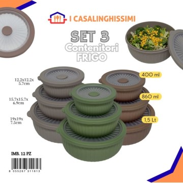 ICS SET.3 CONTENITORI FRIGO...