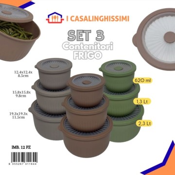 ICS SET.3 CONTENITORI FRIGO...