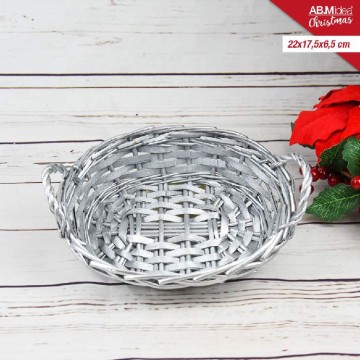 ABM CESTO VIMINI SILVER...