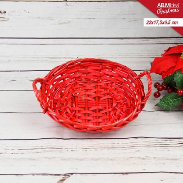 ABM CESTO VIMINI ROSSO...