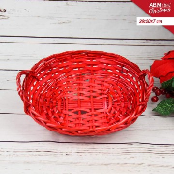 ABM CESTO VIMINI ROSSO...