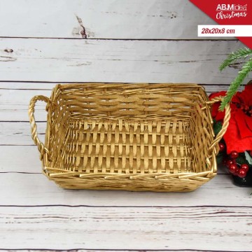 ABM CESTO VIMINI ORO 24X17...