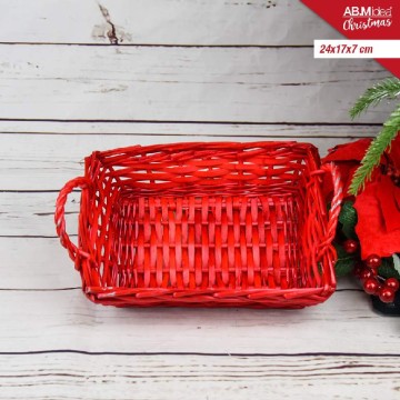 ABM CESTO VIMINI ROSSO...