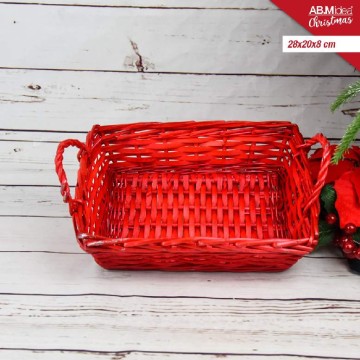ABM CESTO VIMINI ROSSO...